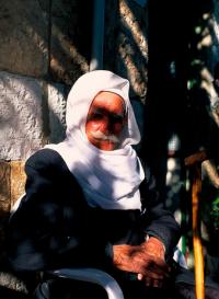 Szejch z wioski Hudur w regionie Golan.